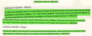 Magé: Modernização da Câmara custou R$ 1,2 milhão a mais que o valor contratado inicialmente