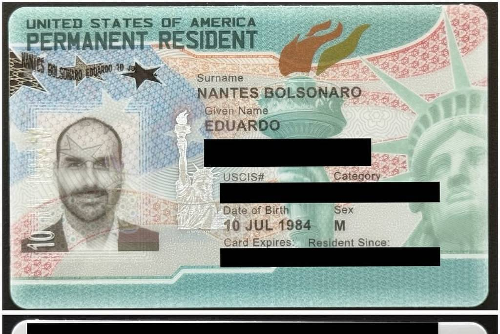 Governo Trump concede green card a Eduardo Bolsonaro