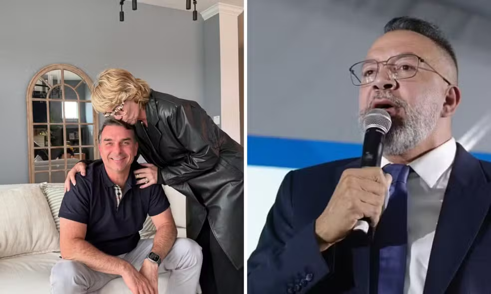 Ex-prefeito alvo da PF anunciou mãe de Flávio Bolsonaro como suplente ao Senado