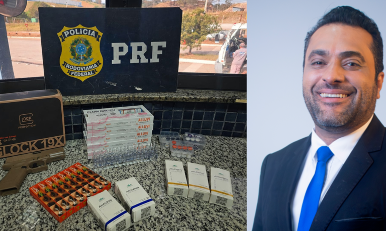 Presidente de câmara é preso com simulacro de arma na Grande BH