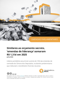 Similares ao orçamento secreto, ‘emendas de liderança’ somaram R$ 1,3 bi em 2025
