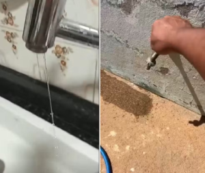 Moradores de Cambuci relatam falta d’água há quase duas semanas