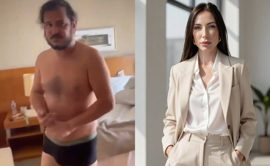 Exclusivo: ex de Jair Renan, influenciadora grava Rueda de cueca em hotel e o acusa de agressão (VIDEO)