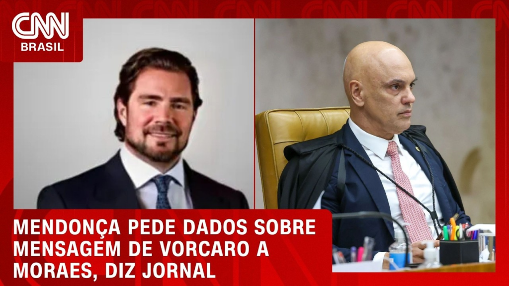 Mendonça pede à PGR informação sobre suposta mensagem de Vorcaro a Moraes